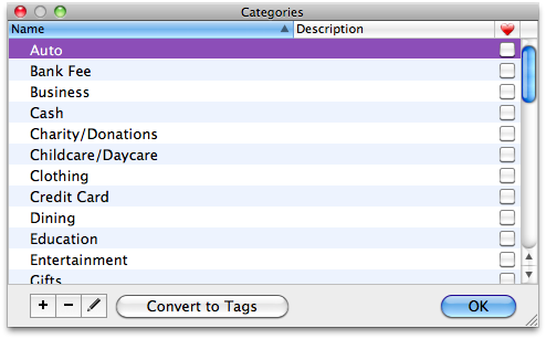 edit categories quicken for mac